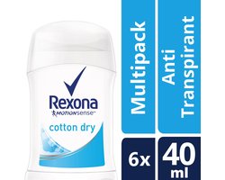 Rexona Women Ultra Dry Cotton - 6 x 40 ml - Deodorant Stick
