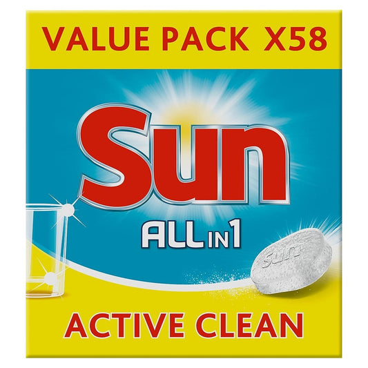 Sun All-in One - Vaatwas - Tablet - Active Clean - 58Wb/841g