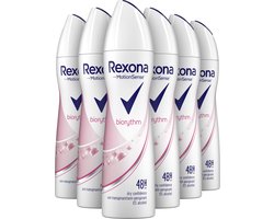 Rexona Women Ultra Dry Biorythm Deodorant - 6 x 150 ml - Voordeelverpakking