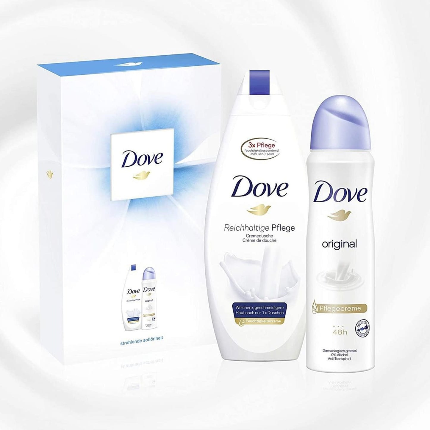 Dove - Geschenkset - Original - Douchegel & Deodorant Spray - 2 Producten