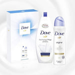 Dove - Geschenkset - Deodorant - Douchegel - Original - 2 Stuks