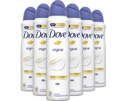 Dove Original Anti-transpirant Deodorant Spray - 6 x 150 ml - Voordeelverpakking