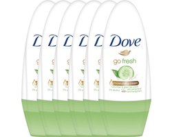 Dove Go Fresh Anti-transpirant Roller - Cucumber - 6 x 50 ml