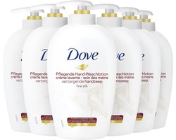 Dove Fine Silk Handzeep - 6 x 250ml - Voordeelverpakking