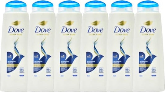 6x Dove Shampoo - Intense Repair 250 ml