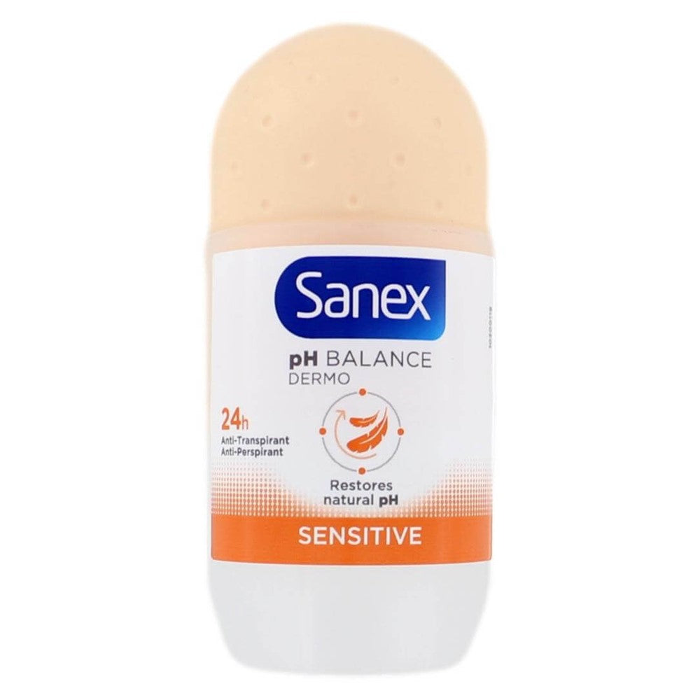 Sanex - Deodorant - Roller - pH Balance Dermo - Sensitive - 50ml