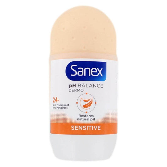 Sanex - Deodorant - Roller - pH Balance Dermo - Sensitive - 50ml