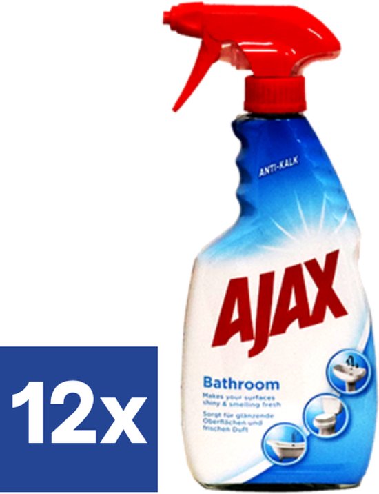 12x Ajax Bathroom Spray Optimal 7 (12 x 750 ml)