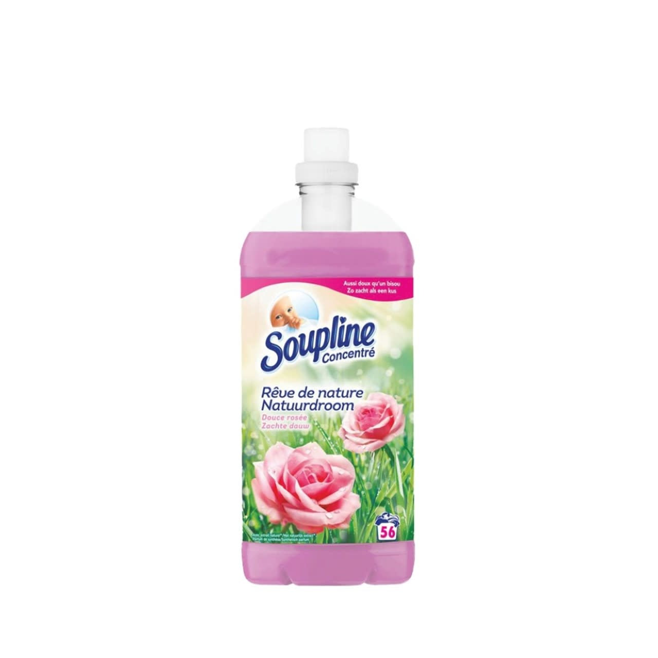 Soupline - Wasverzachter - Vloeibaar - Natuurdroom - Zachte Dauw - 56Wb/1,3L
