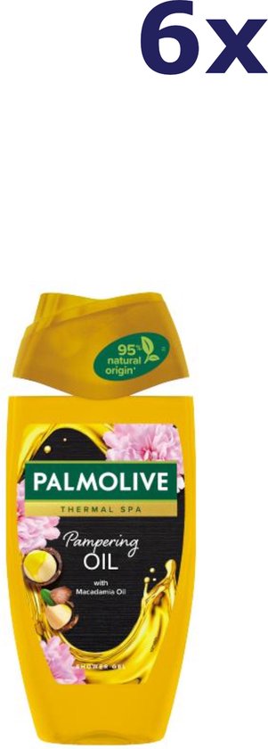 Palmolive Thermal Spa - Douchegel - Pampering Oil - 6x 250ml - Voordeelverpakking