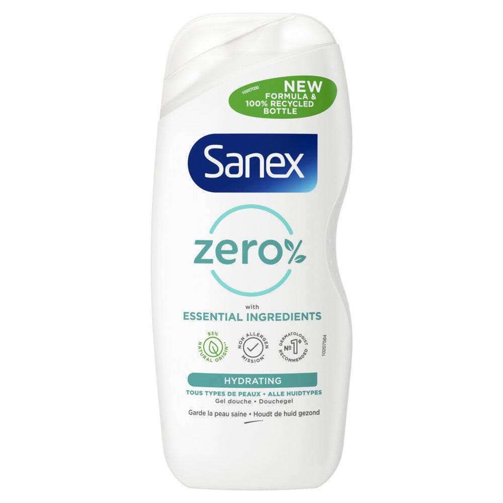 Sanex - Douchegel - Zero% - Hydrating - 600ml