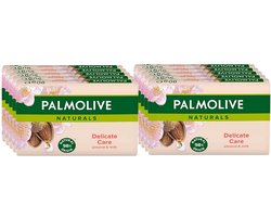 Palmolive – Naturals – Delicate Care – Almond & Milk – Zeepbar – 10x 90g - Voordeelverpakking