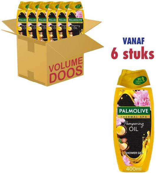 Palmolive Shower Gel Pampering Oil (6 x 400ml)