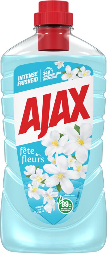 6x Ajax Allesreiniger Fete de Fleur Jasmijn 1 liter