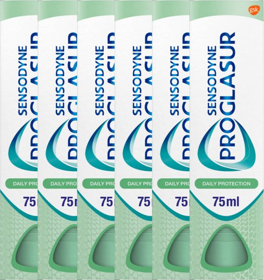 Sensodyne - Tandpasta - Pro Glasur - Daily Protection - 75ml x 6