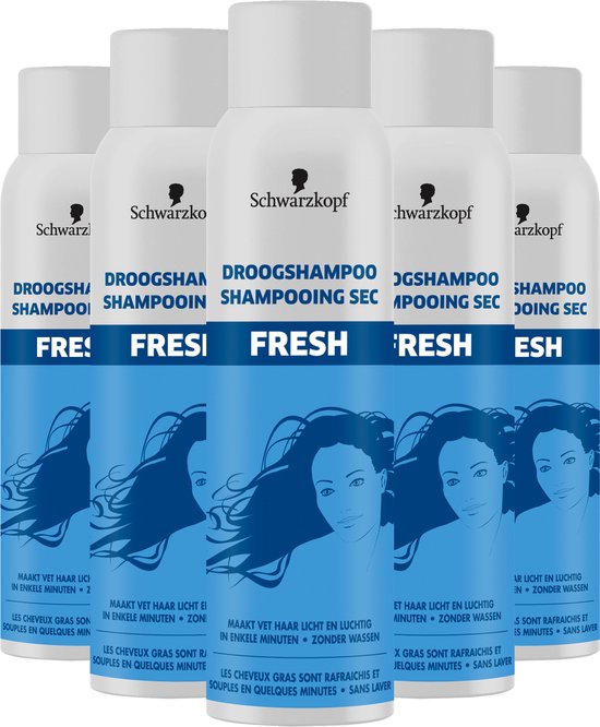 Schwarzkopf Droogshampoo Fresh 5x 150ml - Voordeelverpakking