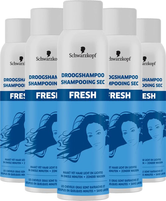 Schwarzkopf Droogshampoo Fresh 5x 150ml - Voordeelverpakking