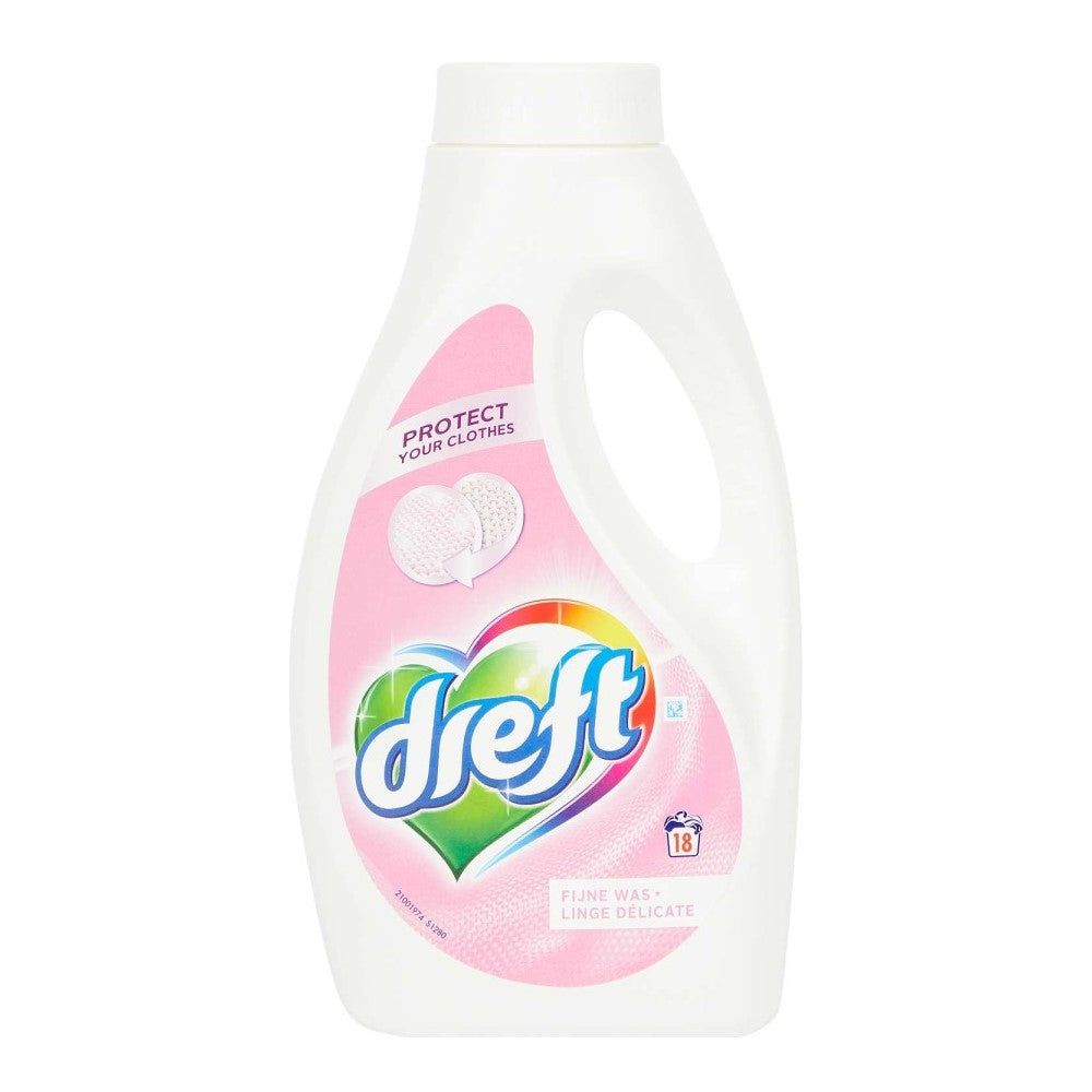 Dreft - Wasmiddel - Vloeibaar - Fijne Was - 18Wb/990ml