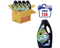Dreft Vloeibaar Wasmiddel Zwart & Donker - 4 x 1.6 l (128 wasbeurten)