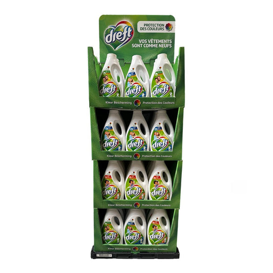 Dreft - Display - Wasmiddel - Vloeibaar - 16xOrigineel+16xAmazone+16xMorning Freshness - 48 Stuks