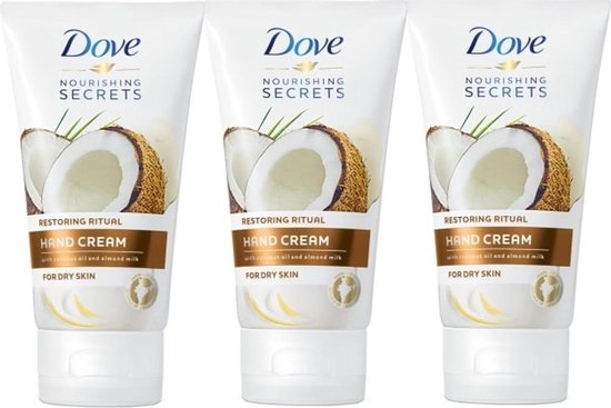 Dove - Handcrème - Restoring Care - 75ml x 3