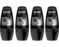 Axe Deo Roller - Black Dry - 4 x 50 ml