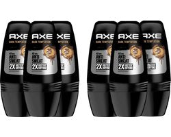 Axe Deodorant Roller Dark Temptation 6 stuks Voordeelverpakking
