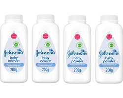 Johnson's Baby Talk Poeder 4 x 200 Gram Voordeelverpakking
