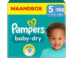 Pampers - Baby Dry - Maat 5 - Maandbox - 156 stuks - 11/16 KG