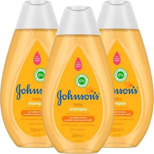 Johnson's - Baby Shampoo - 3 x 300 ml - Voordeelverpakking