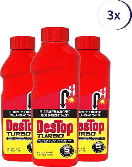 Destop Turbo Ontstopper 1L x3