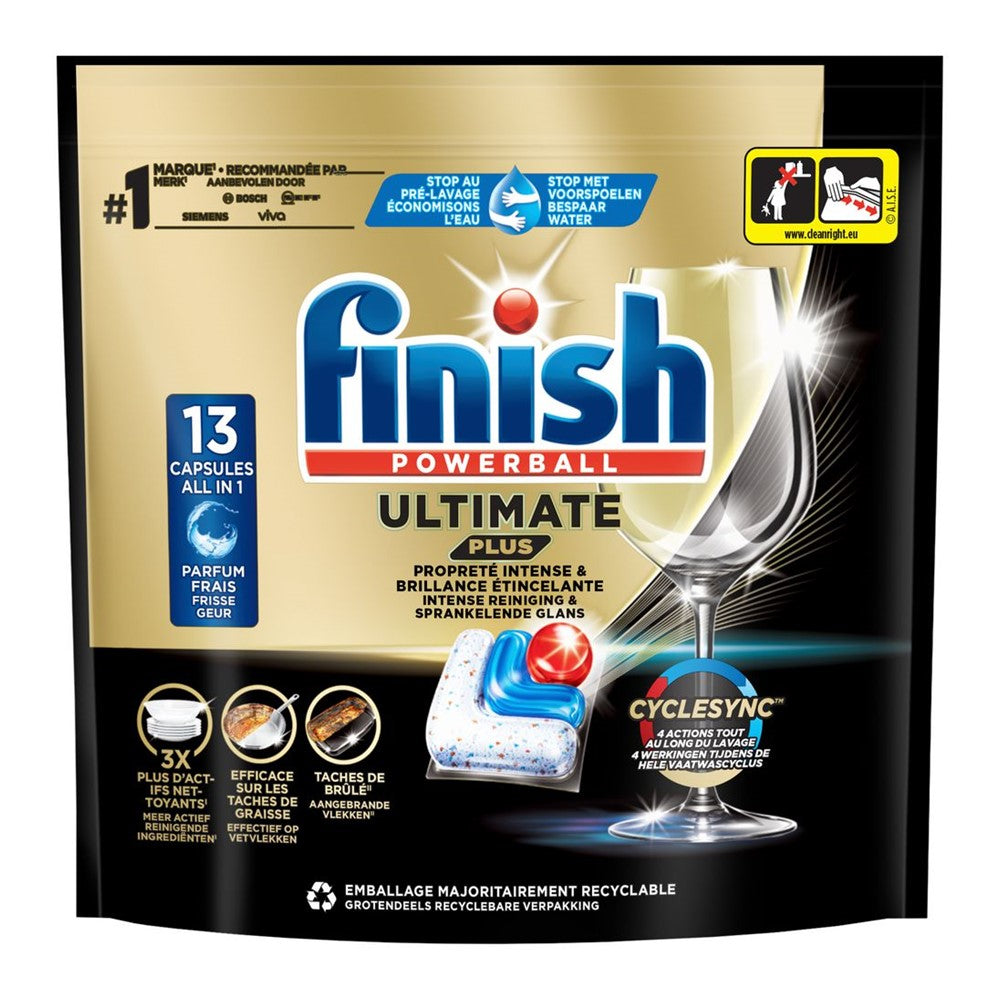 Finish Powerball - Vaatwas - Capsule - Ultimate All-in 1 - Plus - 13Wb/158.6g
