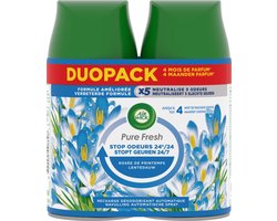 Air Wick Freshmatic Automatische Spray Luchtverfrisser - Pure Fresh - Lentedauw - Navulling Bundel - 2x250 ml