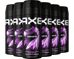 AXE Deodorant Bodyspray - Excite - 6 x 150 ml - Voordeelverpakking