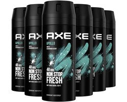Axe Deodorant Bodyspray Apollo - 6 x 150 ml - Voordeelverpakking