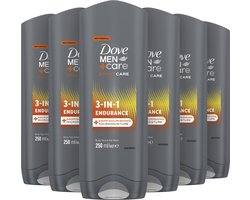 Dove Men+Care Sport Care Endurance 3-in-1 Douchegel - 6 x 250 ml - Voordeelverpakking