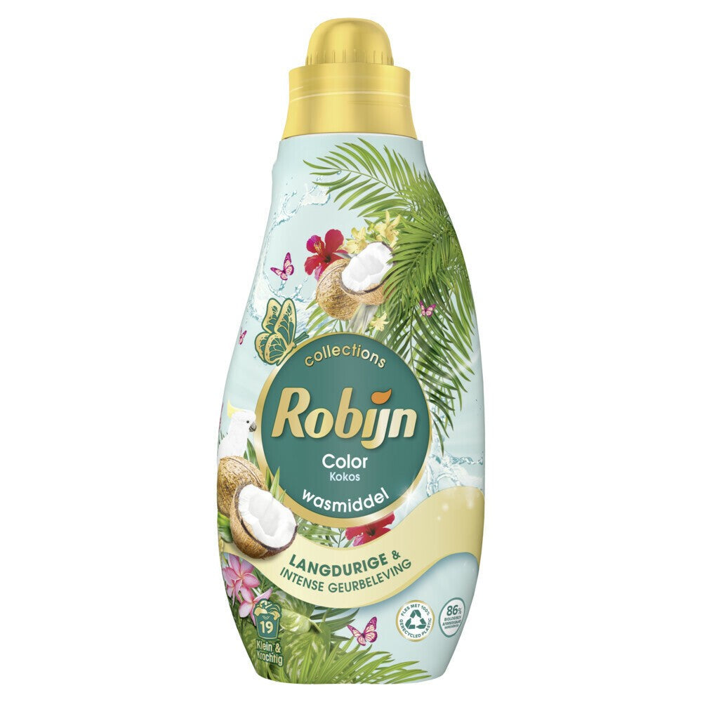 Robijn - Wasmiddel - Vloeibaar - Collection - Kokos - 19Wb/665ml