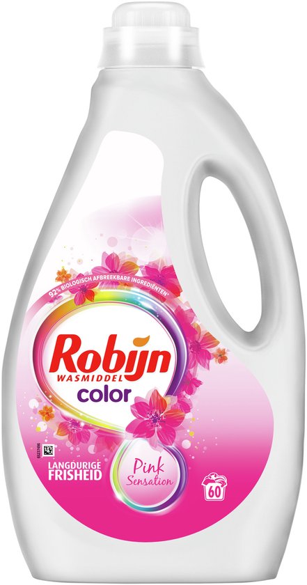 Robijn Vloeibaar Wasmiddel - Color Pink Sensation - 60 Wasbeurten