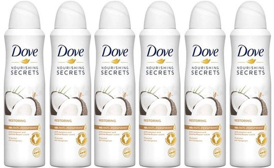 Dove Deospray – Restoring Ritual Coconut & Jasmine 6 x 150 ml