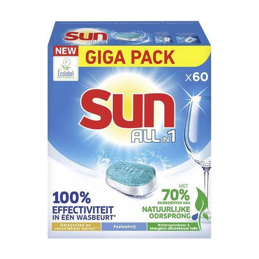 Sun - Vaatwas - Tablet - Allin1 - Regular - 60Wb/1050g