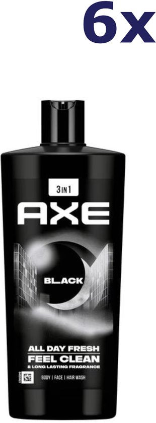 6x AXE Douchegel Black 700 ml