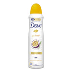 Dove - Deodorant - Spray - Go Fresh - Passion Fruit & Lemongrass Scent - 150ml