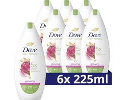 Dove Douchegel - Glowing Ritual Lotusbloem - 6 x 225 ml Voordeelverpakking