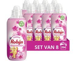 Robijn Classics Pink Sensation Wasverzachter - 8 x 33 wasbeurten - Voordeelverpakking
