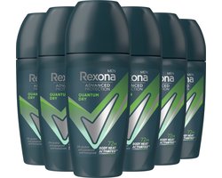 Rexona Men Advanced Protection Anti-Transpirant Roller - Quantum Dry - 6 x 50 ml - Voordeelverpakking