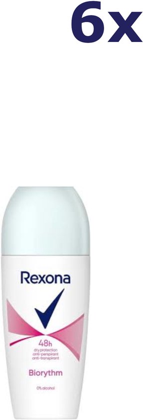 6x Rexona Biorythm Deoroller 50ml