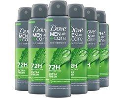 Dove Men+Care Advanced Anti-Transpirant Deodorant Spray - Extra Fresh - neutraliseert geurtjes en verzorgt je huid - 6 x 150 ml