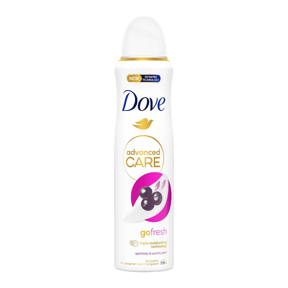 Dove - Deodorant - Spray - Advanced Care - Go Fresh - Acai & Water Lily - 150ml