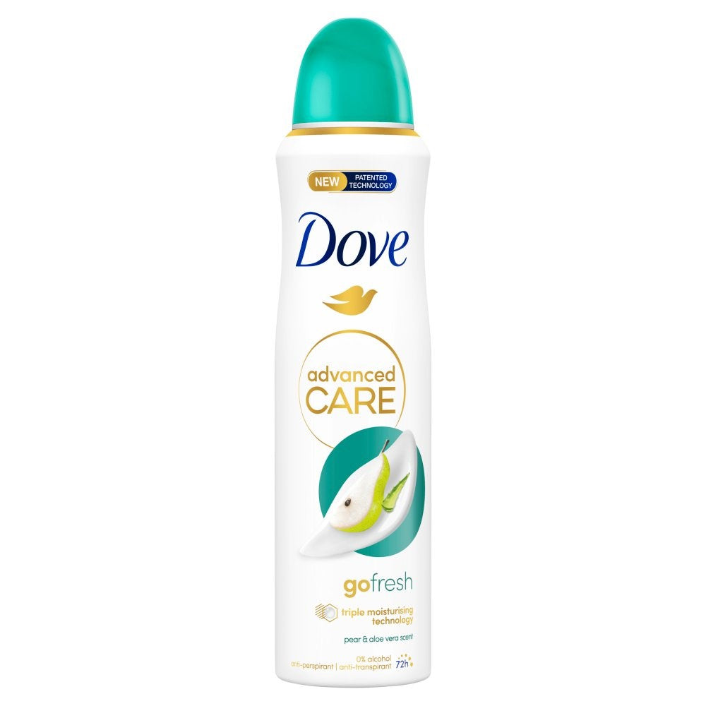 Dove - Deodorant - Spray - Advanced Care - Pear & Aloe Vera - 150ml