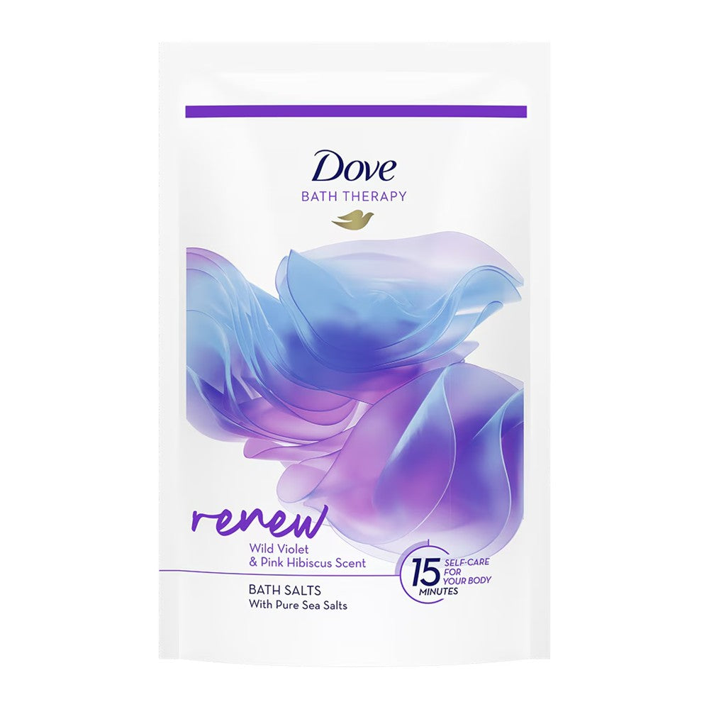 Dove Bath Therapy - Badzout - Renew - Wild Violet & Pink Hibiscus - 400g
